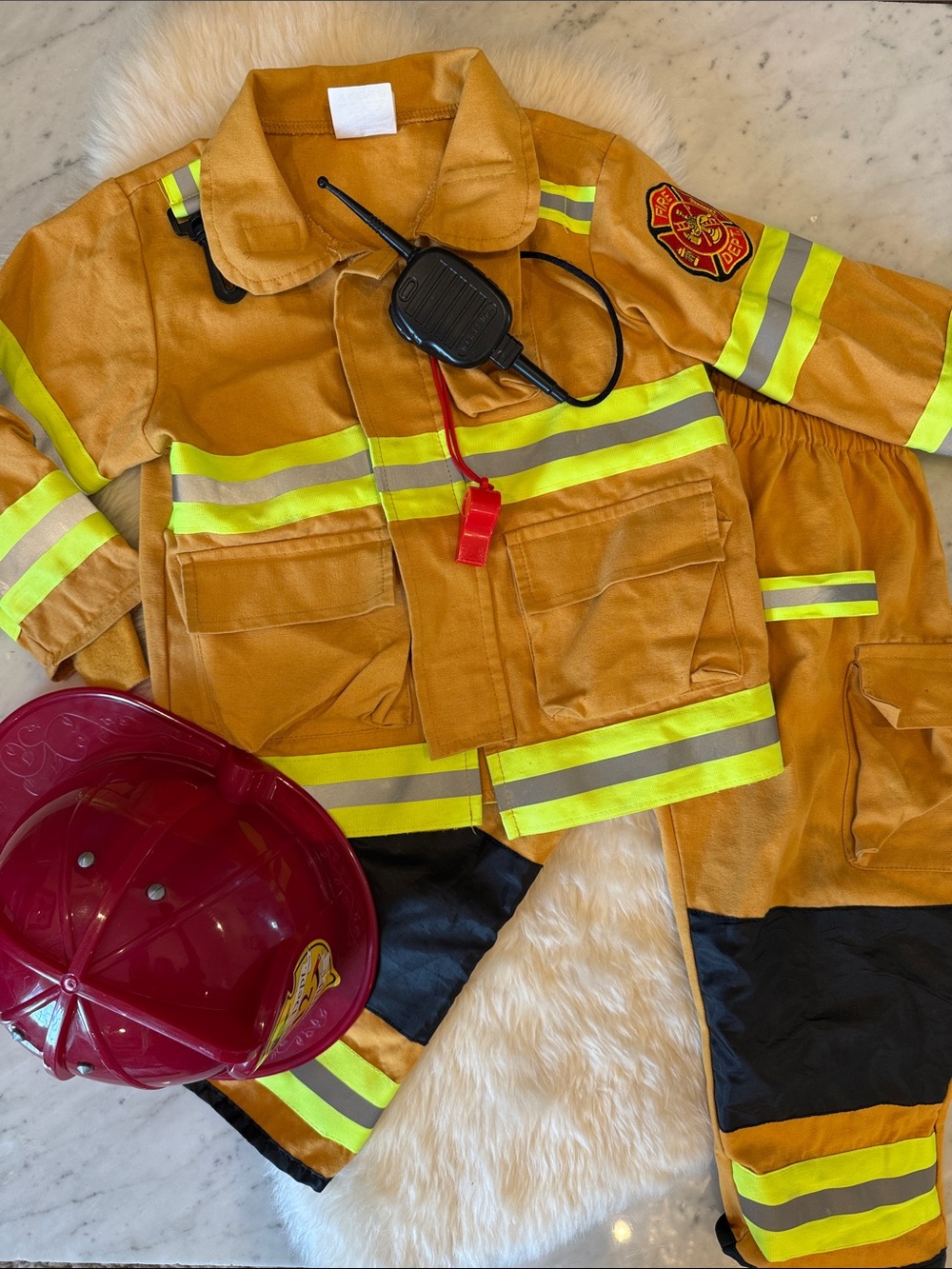 Teetot Firefighter Child Costume 3-4T